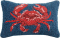 Peking Handicraft 30PA286C12OB Crab Hook Pillow, 8X12 Throw Pillow