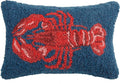 Peking Handicraft 30PA285C12OB Lobster Hook Pillow, 8X12 Throw Pillow