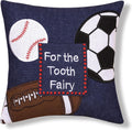 For the Tooth Fairy Embroidered Small/Petite Size Accent Pillow, 6" x 6"