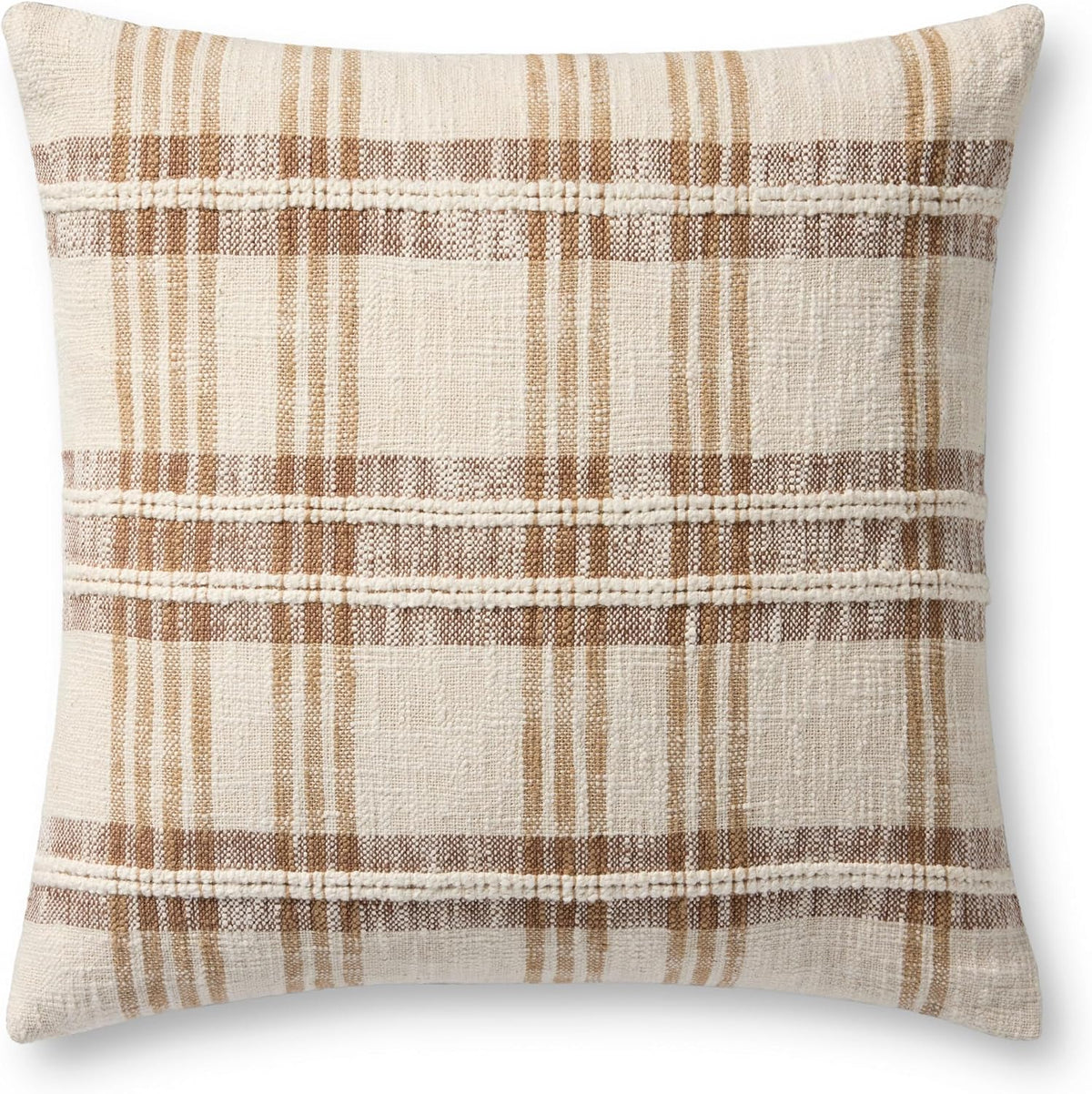 Loloi Tan/Multi 22'' x 22'' Cover Only Pillow