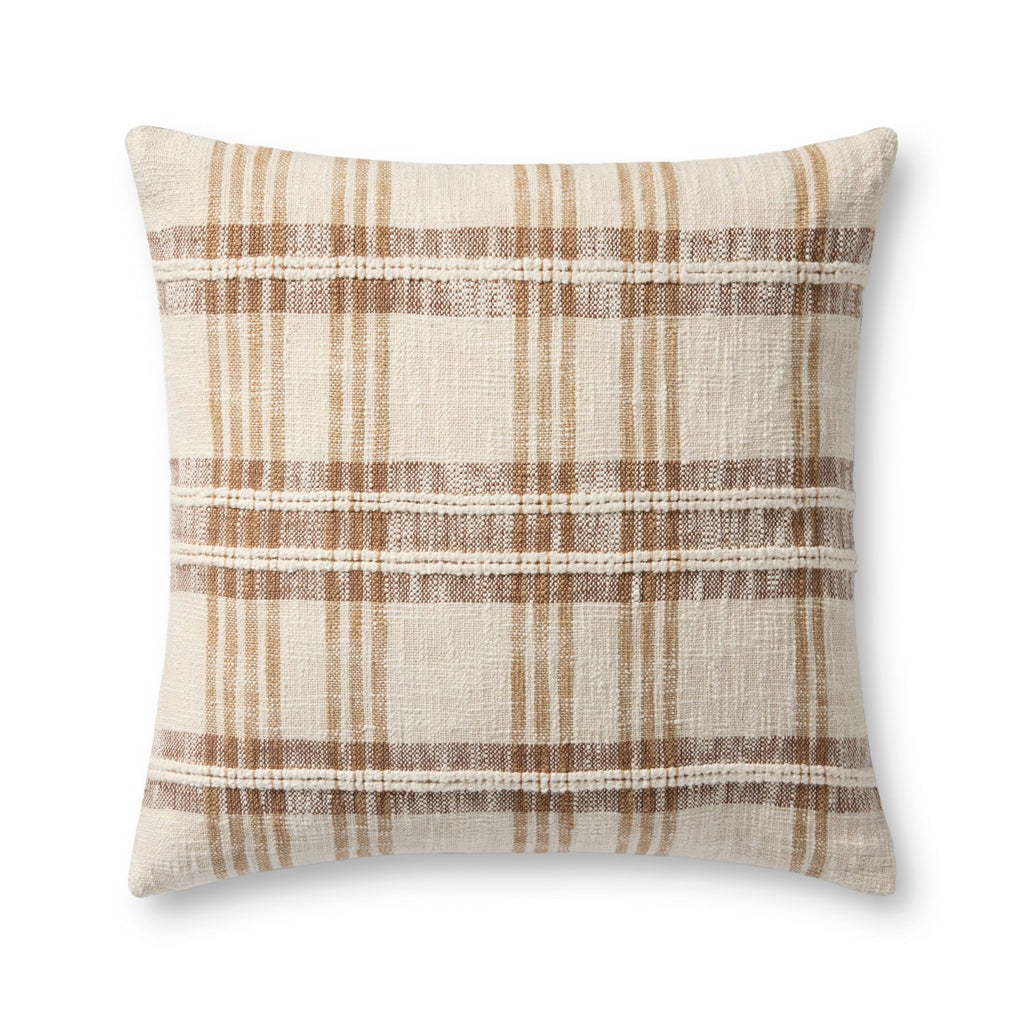 Loloi Tan/Multi 22'' x 22'' Cover Only Pillow
