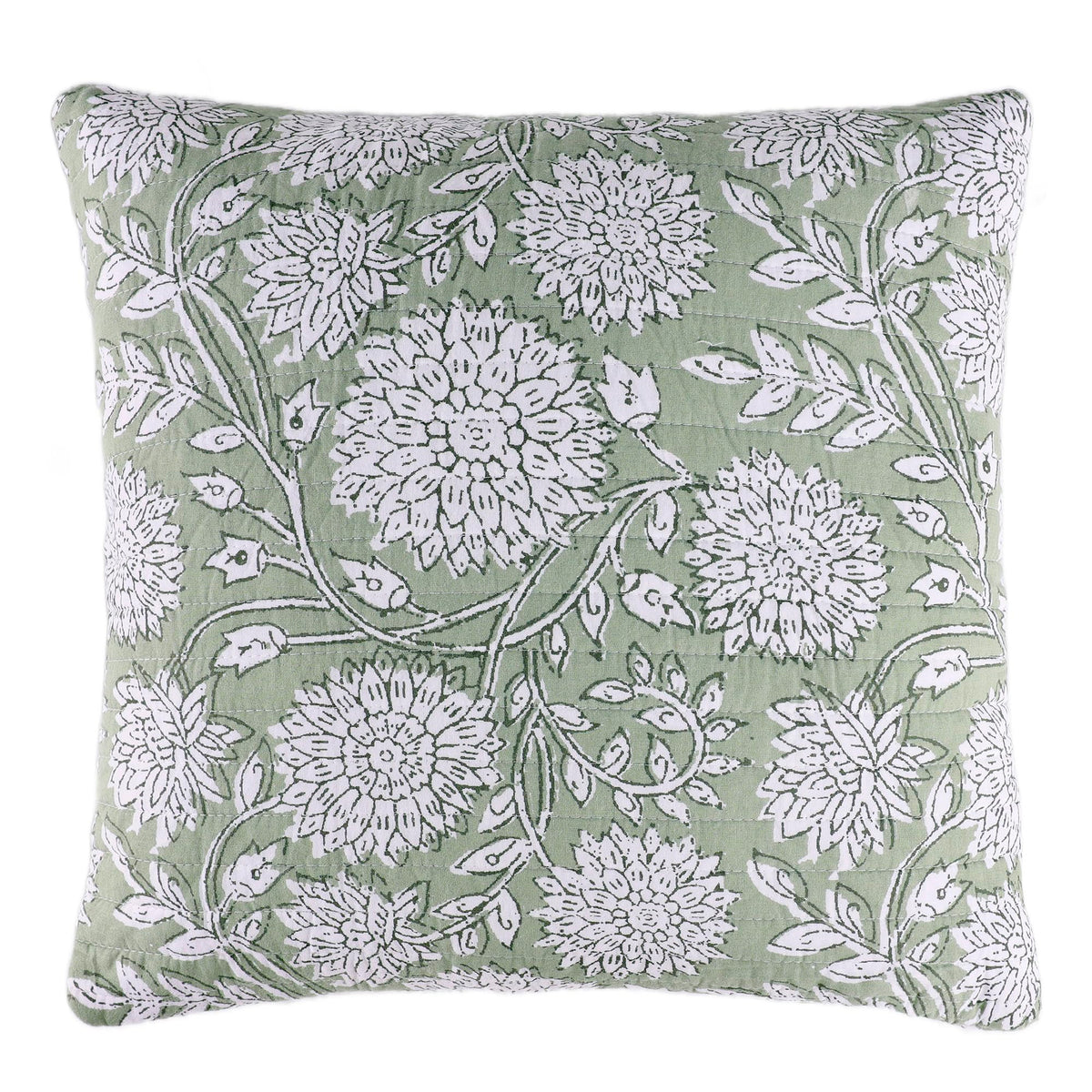 Levtex Home - Adare Taupe - Decorative Pillow (12 x 24in.) - Floral - Taupe, Grey and Cream